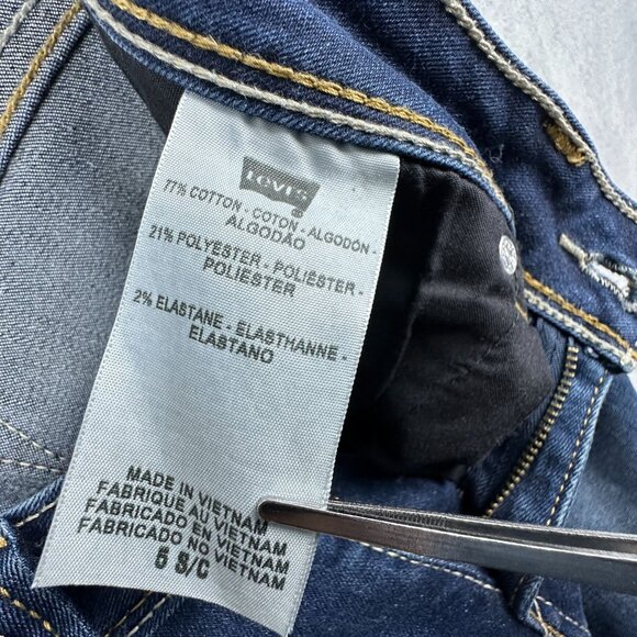 Levi's Bold Curve Skinny Jeans Medium Wash Denim Women's Blue Size 5 - Picture 5 of 10